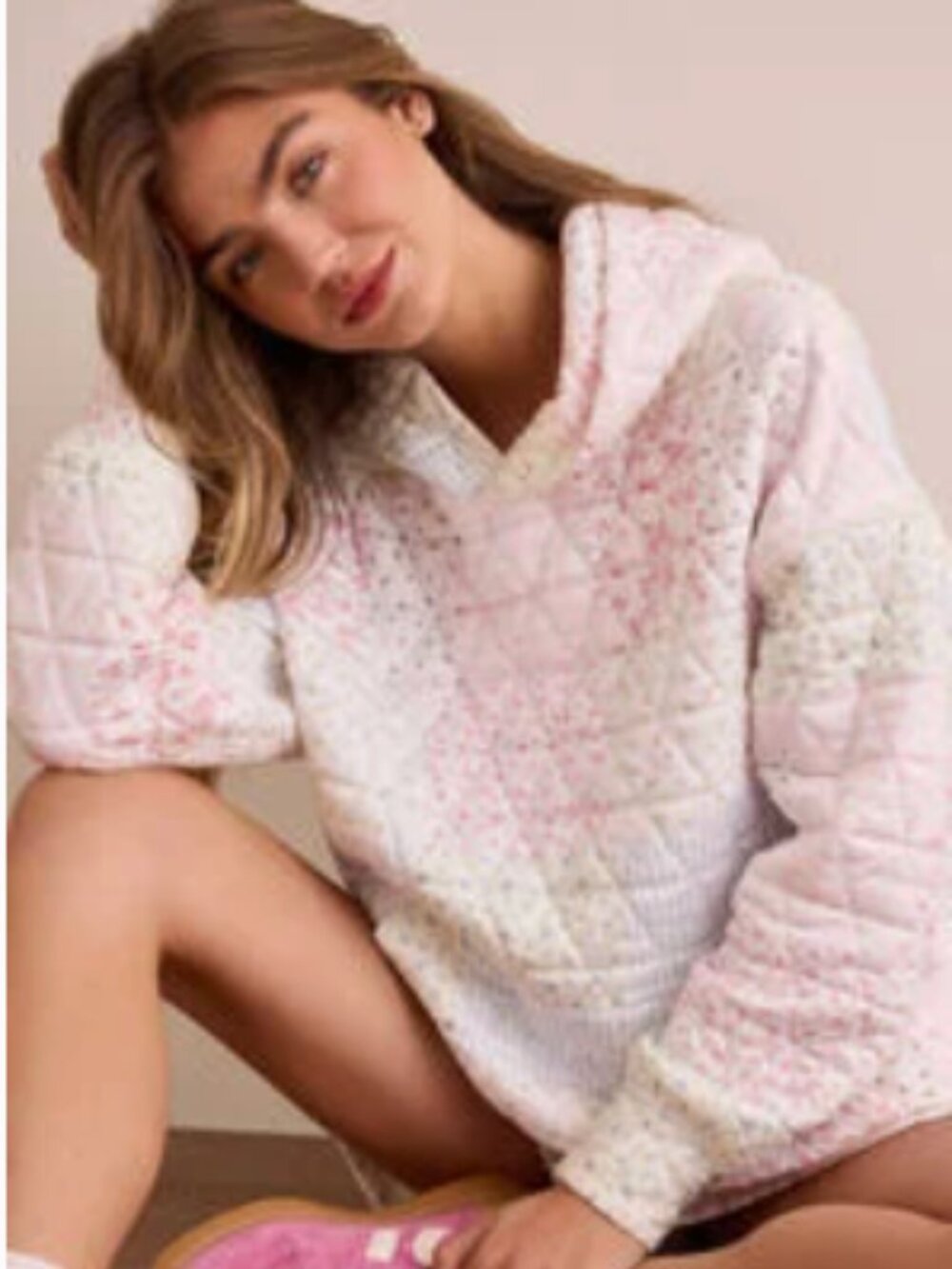 Move Free Patchwork Hoodie